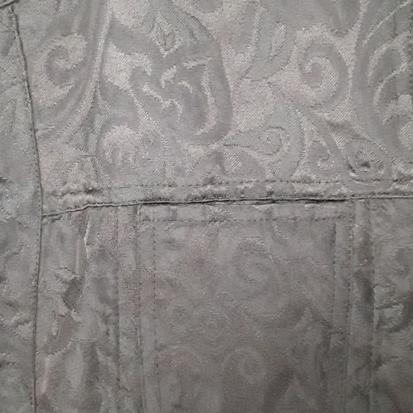 Chico's chocolate brown jacquard jacket - Picture 2 of 5
